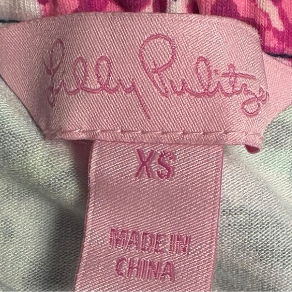 LILLY PULITZER Anja Romper In Mandevilla Pink Extra Lucky XS - Picture 12 of 13